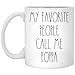 Poppa - My Favorite People Call Me Poppa Coffee Mug, Poppa Rae Dunn Inspired, Rae Dunn Style, Birthday - Merry Christmas - Father's Day, Poppa Coffee Cup 11oz