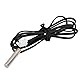 B3950 Thermoelement Temperaturfühler 10k Edelstahl Temperatursensor Sonde Hochgenaue Temperaturprüfung Thermosensor(50CM)