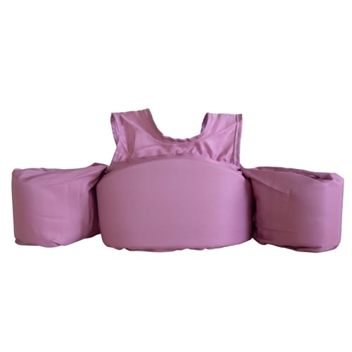 Ava + Oliver Toddler Swim Vest - Toddler Floaties Jacket & Water Wings for Boys & Girls - Durable & Adjustable Fit - Secure & Comfortable Kids Puddle Jumper for Pools, Beaches & Lakes (Rose)