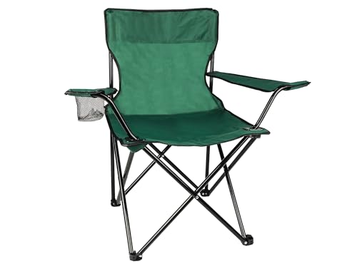 Wellogic Klappbarer Campingstuhl – Faltstuhl mit Flaschenhalter &...