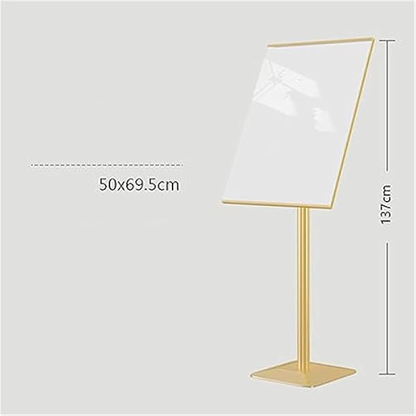 Verticale Poster Display Winkel Ingang Display Billboard Promotionele Display Staande Display Promotionele Display goud