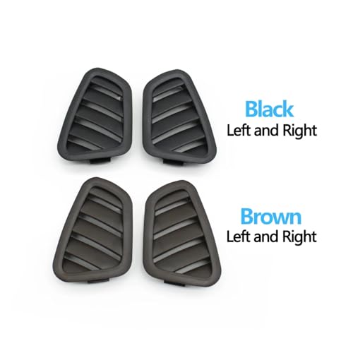 Grille ventilation console gauche pour Benz Classe E W213 marron