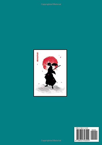 Vista 2 de Notebook Rurouni Kenshin Wandering Samurai (8.27" x 11.69" (A4), Dotted Pages, 110 Pages.