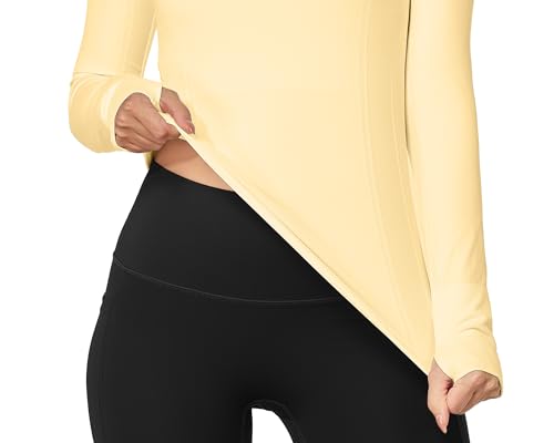 Image of MathCat Workout Shirts for Women Long Sleeve, Workout Tops for Women, Quick Dry Gym Athletic Tops,Seamless Yoga Shirts XS-XL