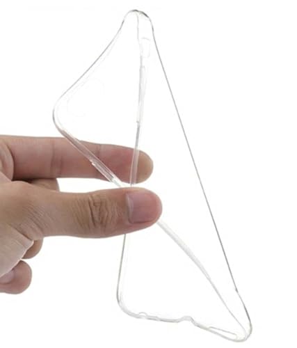 Image of COVERBLACK Rubber Silicone Back Cover for Redmi Note 4X - Transparent
