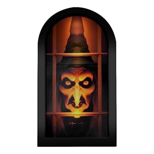 Generisch Espejo Holograma de de Halloween, decoración de Halloween, Espejo de Cabeza de, decoración de Temporada para Aula, apartamento, baño, Pared, Escuela, cumpleaños