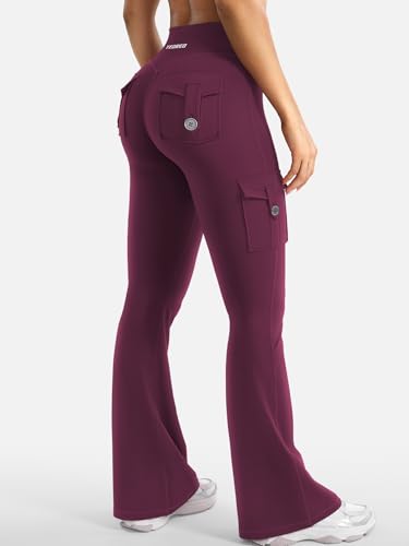 Image of YEOREO CoreFlex Women Workout Flare Leggings