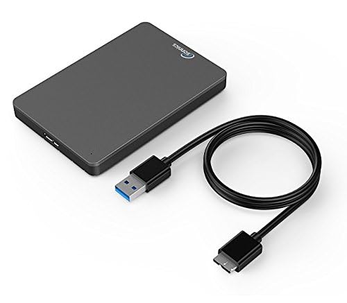 Amazon.com: Sonnics 500GB Dark Grey External Pocket Hard Drive USB