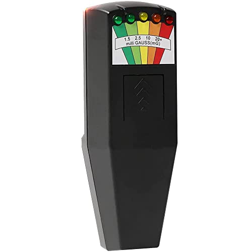 Emf Meter,30-20000Hz Portable Electromagnetic Field Emf Reader, Multi Segment LED Display Ghost Hunting Paranormal Equipment Tester