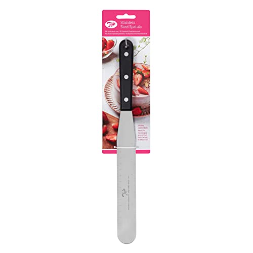 Tala Large Stainless Steel Palette Knife Multi-use Kitchen Spatula with Flat Edge which is Perfect for use with All Types of Icing Dishwasher Safe and BPA Free
