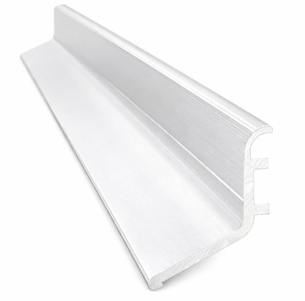 Rain Deflector 914mm – Aluminium Door Rain Guard/Drip Bar for Inward & Outward Opening External Doors – Weather Bar to Deflect Rainwater (Bright Silver)