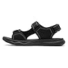 Hobos Hogan Mens Black Easy Fasten Sandal - Size 12 UK - Black #3