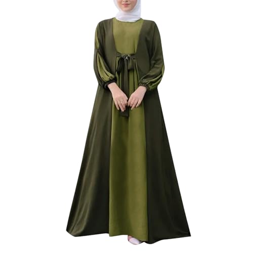Tenue pudique femme avec fermeture pression et broderie