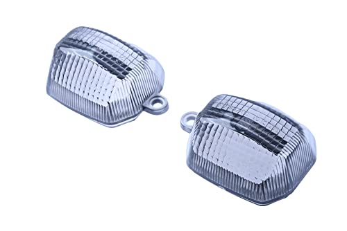 AVDB-moto Cabochons/Vitres/Caches Clignotants Avant compatible avec YAMAHA FZR 600 RJ02 1998-01, YZF 600 THUNDERCAT 1996-02, YZF R6 YZF-R6 RJ03 2001-02, TRX...