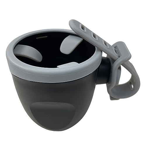 Image of Babyalwin Universal Stroller Cup Holder,Silicone Non-Slip Petal, Non-Slip Silicone Adjustable Cup Holder Strap,Suit for Baby Stroller, Walker Accessories