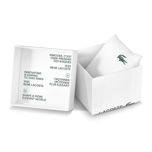 Lacoste Analogue Quartz Watch for Men Club Collection with Silver Stainless Steel Bracelet - 2011166