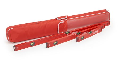 ✅ PROTEZIONE: I tappi terminali antiscivolo e anti-shock ad entrambe le estremità hanno un effetto ammortizzante proteggendo la livella a bolla da cadute ed urti