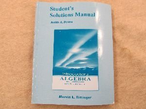 Student's Solutions Manual: Introductory Algebra