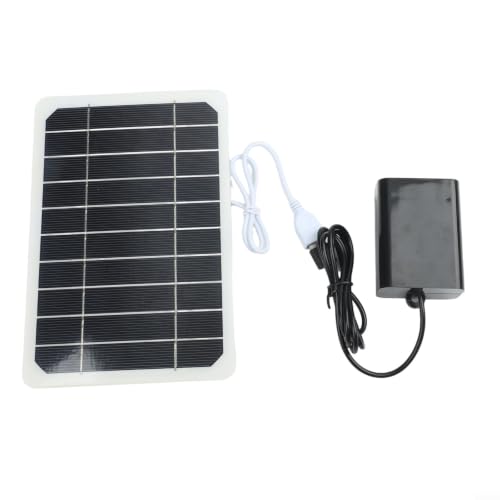 Bomba de oxígeno solar de 5 W y aireador portátil para estanques de pesca con panel de 21,5 % 7