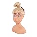 Our Generation Sparkles of Fun Styling Head Deanna - Long, Thick Blonde Hair, Peekaboo Highlights, Pom Pom Hair Clips, Glitter for Face and Hair, Movable Head, Soft Eyelashes - Hairdressing Set