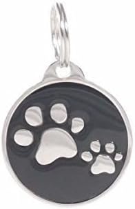 PetTouchID Smart Pet ID Tag, QR Code, NFC, GPS Location (Black)