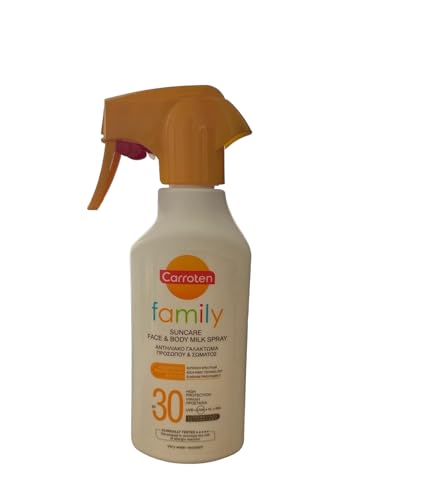 Carroten Family Suncare Face And Body Milk Spray UVA+UVB+IR SPF30 270 ml