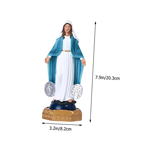 Estatua Virgen María Decorativa de Resina para Mesa Estatua Virgen María Decorativa de Resina para Mesa