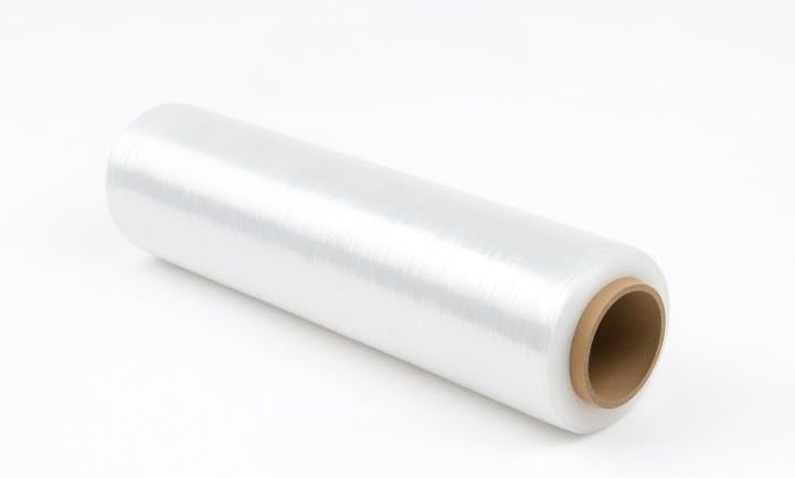 12 Inch x 100 Feet Clear Cling Plastic Wrap - Disposable Plastic Wrap for Food Preservation, Meal Prep, Cooking, Baking, Catering, Household, Non-Food and Everyday Use (12)