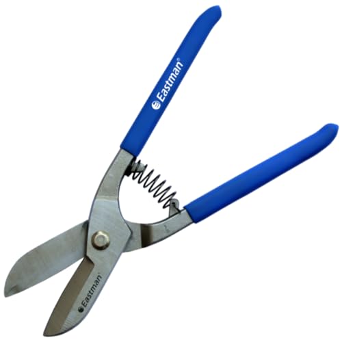 Image of Eastman Tin Cutter 10 /250 Mm, Fully Drop Forged Alloy Steel Full Polished Head Dipped Sleeve Handle with Cutting Capacity For Iron Sheet 0.6-1mm (E-2255)