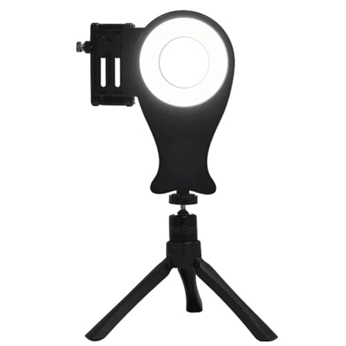 KHZKHC - KHZKHC Éclairage pour Photographie Dentaire, Anneau Lumineux pour Obturations Dentaires, 5 Niveaux De Luminosité Et 3 Réglages De Température De Couleur, Éclairage 3D, pour Cliniques Et Hôpitaux