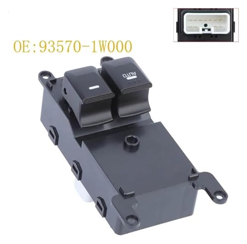 Interrupteur commande vitre Kia Rio UB résout vitre bloquée référence 93570-1W000