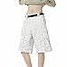 Uohuangjia Mens Casual Shorts Fashion Loose Fit Straight Leg 7