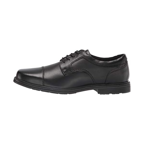 Rockport Men's Robinsyn Waterproof Cap Toe Oxford, Black, 9.5 - Image 9
