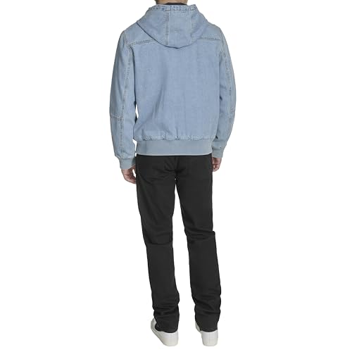 Image of Levi's Men's Workwear Cotton Canvas Hooded Bomber Jacket