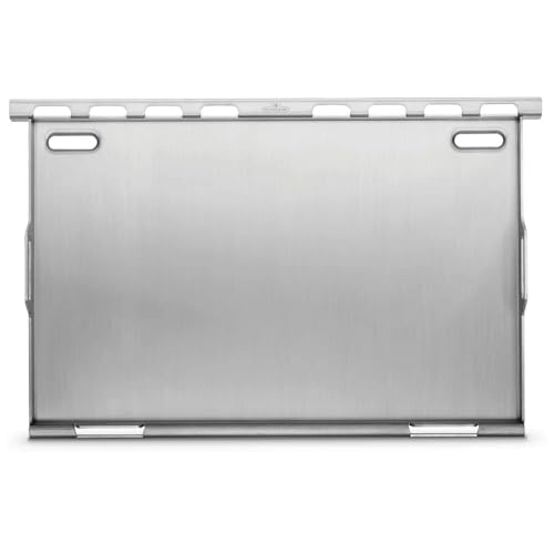 Napoleon BBQ Grill Accessory, Stainless Steel Griddle Insert - Compatible with Prestige/Prestige Pro/Built In 700 Series/Rogue 525, Full Size, Integrated Grease Traps