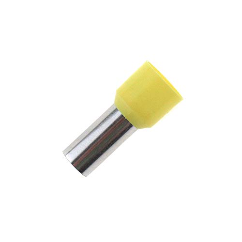 SeKi Pack of 50 Insulated Cable End Ferrules 25 mm² Professional Quality Yellow, 25mm² - Image 2