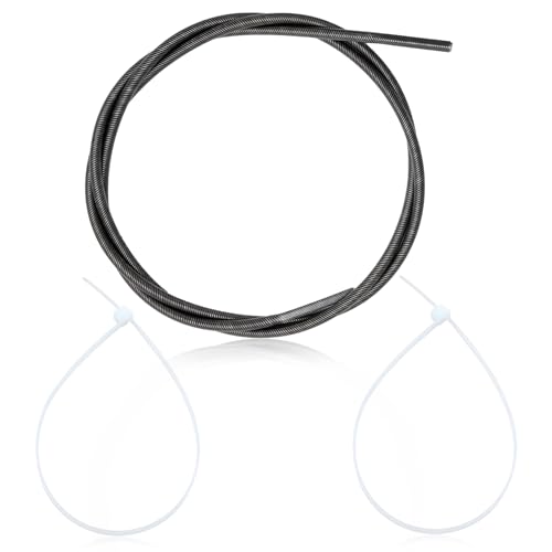 Haishine Cable de Repuesto para Eje de Transmisión de desbrozadoras Stihl Fs38, Fs46, Fs40, Fs50, Fs55, Fs55R, Fs75, Fs80 Fs85 con Línea de Combustible Y Bridas. Reemplaza La Pieza N.°4130 711 3210