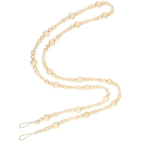 VOSAREA Holz Perle Girlande Set Rustikale Bauernhaus Land Perlen Gebet...