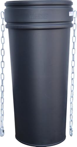 B&W 11020 Schuttrutsche 1,1 m aus Kunststoff in schwarz