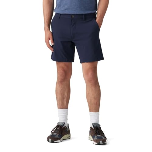 Levi's Men's XX Chino Tech Shorts, (New) Navy Waves Warp Knit, 33