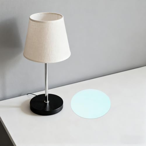 Homoyoyo 5 Stück Selbstklebende Farbfolien 15cm Rund Transparente Warmlicht Farbfilter für Glühbirnen Spot und Einbauleuchten Selbstgemacht Lichtdekor für Wohnzimmer und Feiern