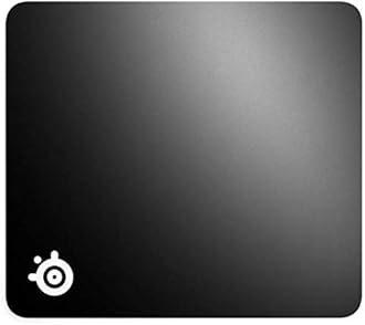 SteelSeries QcK+ - Gaming Mouse Pad - Non-Slip Fabric Base with Rubber Backing - Black (450mm x 400mm x 2mm) | Large