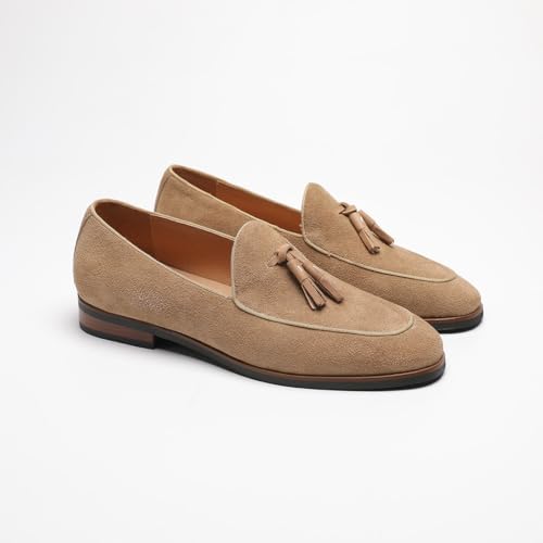Men's Loafers & Slip-Ons - Leather Tassel Loafers for Men with Office to Weekend Versatility2
