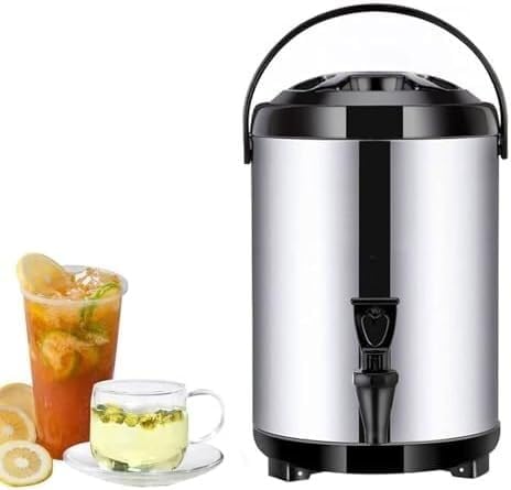 Stainless Steel Milk Tank Milk Transport Tank Stainless Steel Milk Tank Milk Tanks(Black,10L)