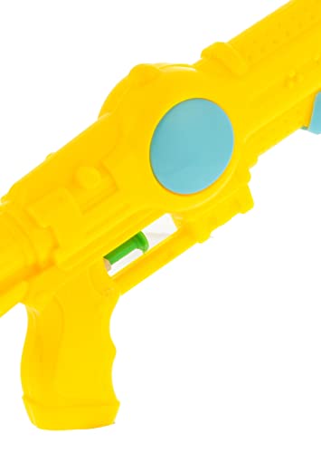 Image of Brown Leaf Toy Gun Holi Pichkari Water Gun Water Pistols Pichkari for Kids Holi Pool Party Fun Toys (2 Pichkari with 6 Magic Balloon)