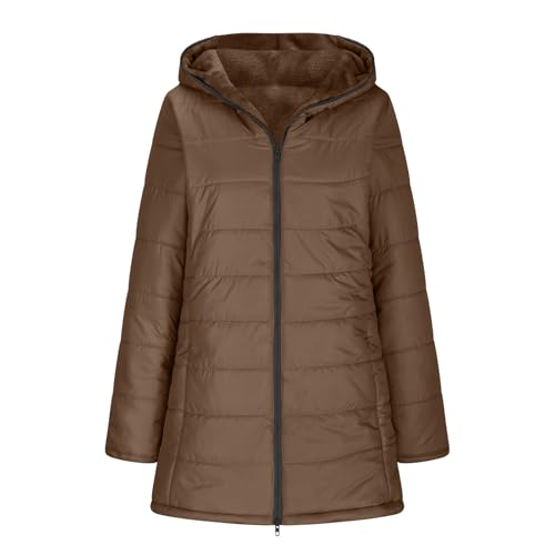 Hooded Plain Padded for Women Fall Winter Long Sleeve Puffer Jackets Hood Outerwear Women 2025 Trendy Regular Fit3