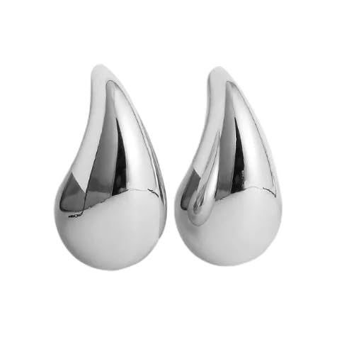 Generic Pendientes para mujer, Pendientes colgantes para mujer, Pendientes colgantes de color plateado