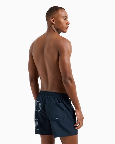 Bóxer Mid Emporio Armani Hombre Azul XXL de algodón elástico transpirable 4