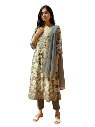 Kurta en rayonne brodée Rangita : fini l'inconfort en tenue Anarkali XL