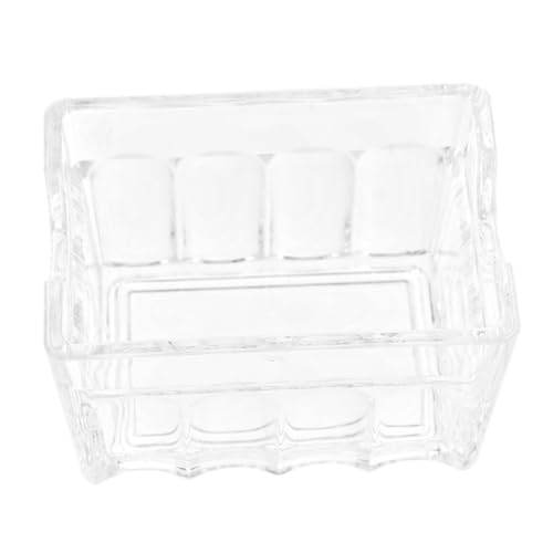 OKUMEYR Tea Bag Sugar Packet Holder Acrylic Desktop Organizer Pod Tea Storage Chest for Home Use